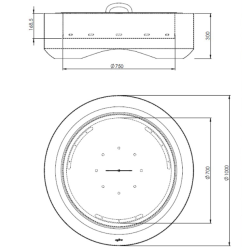 Rodada 1000 Corten Infire Steel Fire Bowl