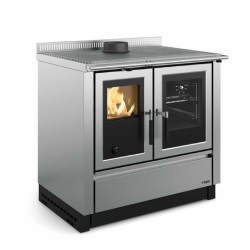 Estufa de leña La Nordica Venezia Inox 7kW