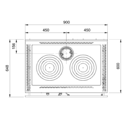 Cuisinière à bois La Nordica Venezia Inox 8kW