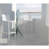 4er-Set Ibiza Counter High Hocker schwarz Vondom