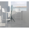 4er-Set Ibiza Counter High Hocker weiß Vondom
