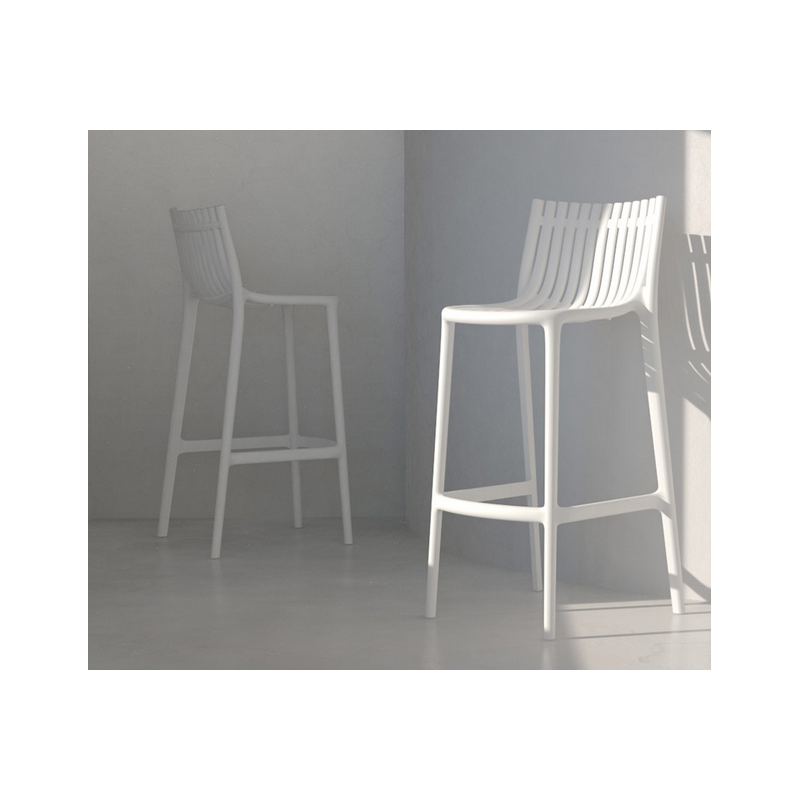 Set de 4 Taburetes Ibiza Bar Vondom Blanco