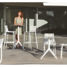 Set de 4 Taburetes de Bar Ibiza Ecru Vondom