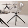 Conjunto de 2 cadeiras giratórias Incasso Cristal Vondom