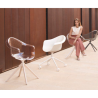 Set mit 2 Incasso Cristal Vondom Drehstühlen