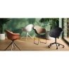 Set mit 2 Incasso Melon Vondom Drehstühlen
