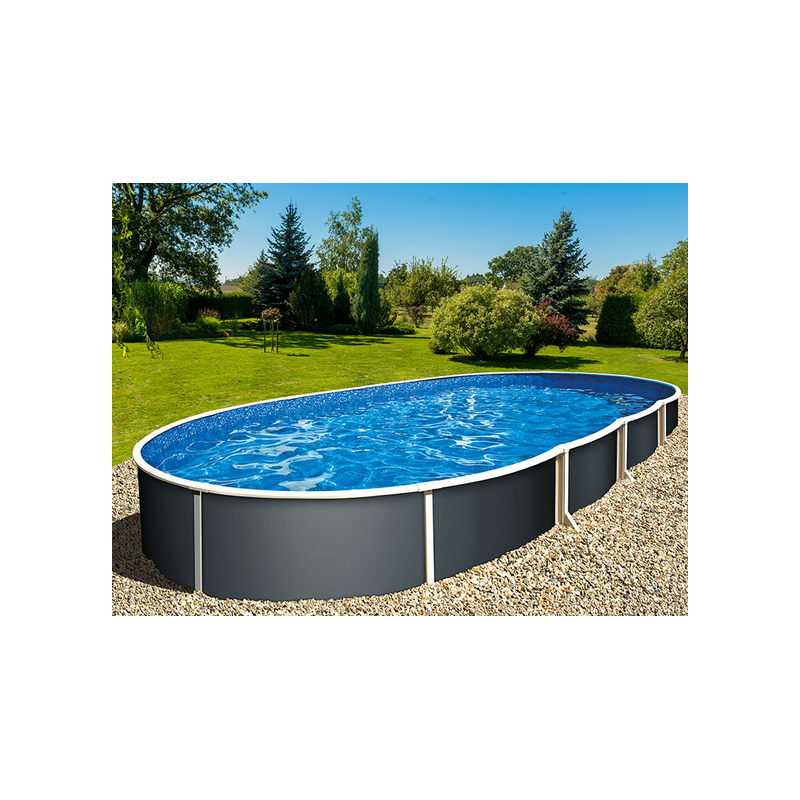 Azuro Oval Pool 5,5x3,7x1,2 Freistehender oder unterirdischer Sandfilter
