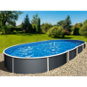 Azuro Oval Pool 5,5x3,7x1,2 Freistehender oder unterirdischer Sandfilter
