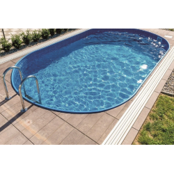 Azuro Oval Pool 5,5x3,7x1,2 Freistehender oder unterirdischer Sandfilter
