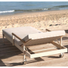 Loungue Sun Lounger Hamptons Ecru cadeira de alumínio Vondom