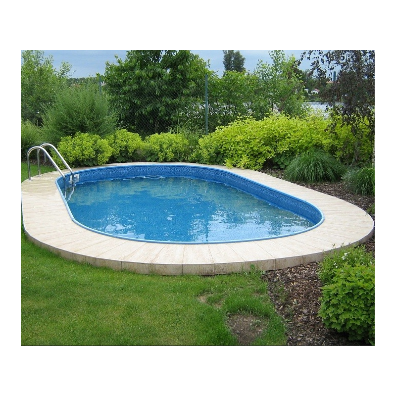 Piscina oval Azuro Ibiza 350x700 H135