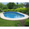 Piscina oval Azuro Ibiza 350x700 H135