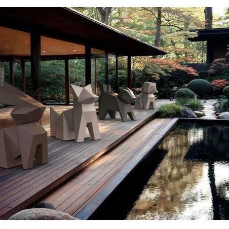 Statue Design Fox Kokitsune Origami Vondom