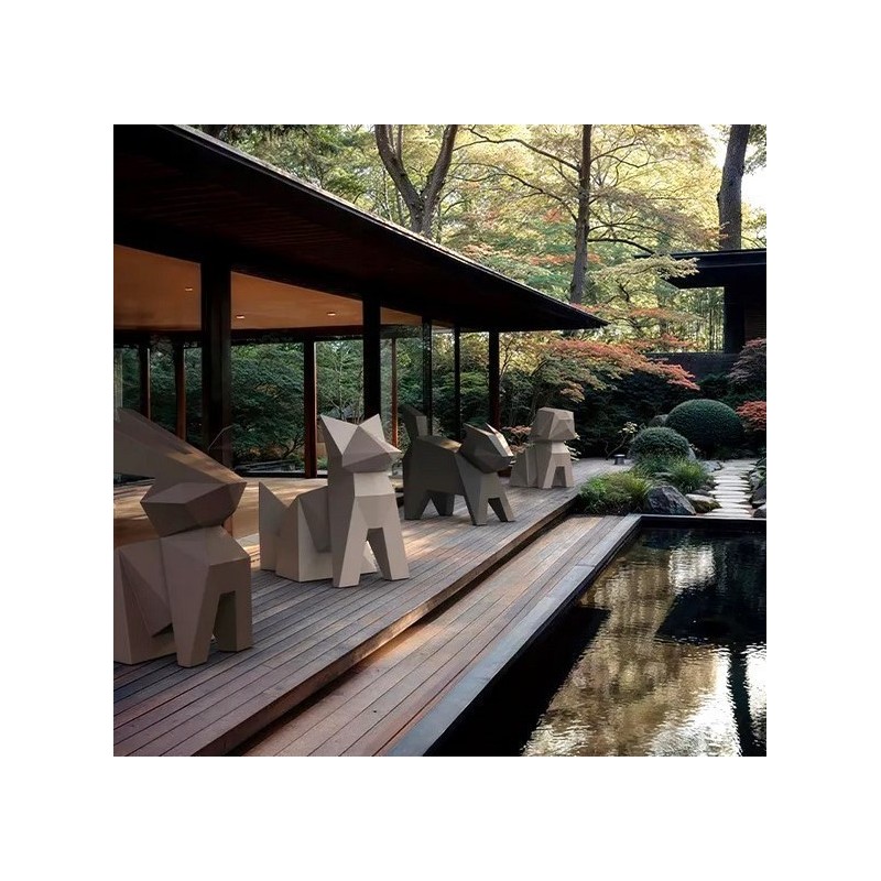 Estátua Design Coelho Kousagi Origami Vondom