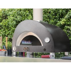 Four à Pizza Moderno 1 Alfa Forni Hybride Gris anthracite