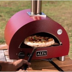 Moderno 1 Alfa Forni Forno Híbrido Forno Pizza Vermelho Antigo