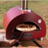 Moderno 1 Alfa Forni Forno Híbrido Forno Pizza Vermelho Antigo
