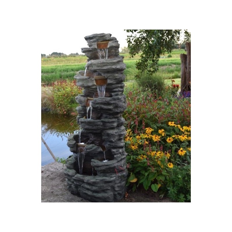 Kit Completo da Fonte da Cachoeira do Corte com Bomba Ubbink