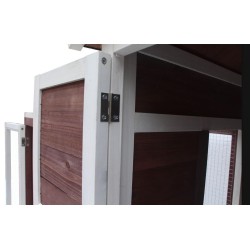 Gallinero de Jardín de Madera Estándar 2-3 Gallinas Habrita 0.62m2 Dos Cuerpos