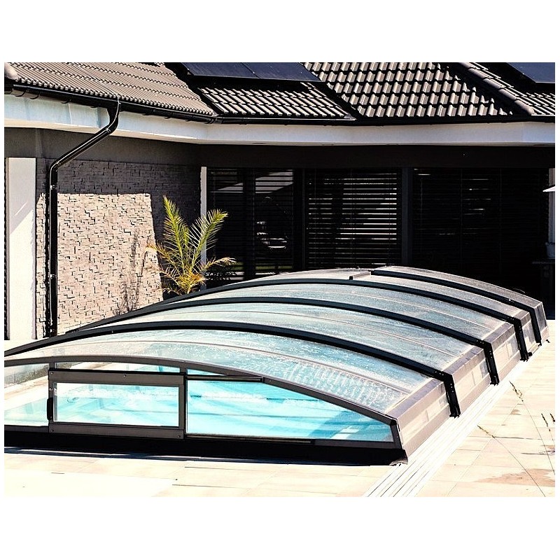 Abri de Piscine Bas télescopique Imperial 6.42X3.3 Abrilios