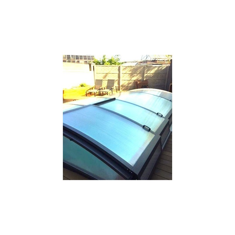 Abri de Piscine Bas télescopique Imperial 4.3X4.3 Abrilios