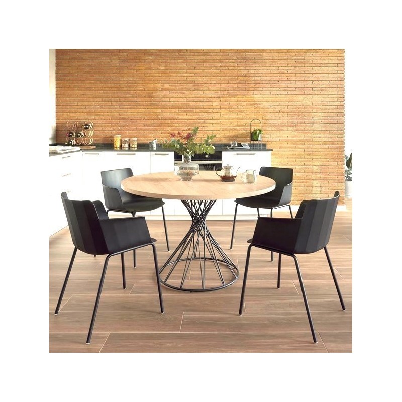 Table Ronde 120 bois naturel Inu VeryForma