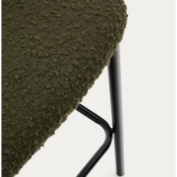 ot von 4 Hockern mit schwarzer und schwarzer Metallplatte Tea VeryForma