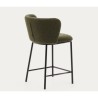 ot von 4 Hockern mit schwarzer und schwarzer Metallplatte Tea VeryForma