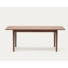 Extendable Rectangle Table 200 to 260x100 Walnut Wood Ela VeryForma