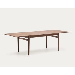 Table Rectangle Extensible 200 à 260x100 bois noyer Ela VeryForma