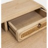 Schreibtisch aus Mindi und Rattanholz 110x60 Ula VeryForma