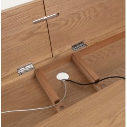 Ash Wood Desk and Drawers 120x65 Lia VeryForma