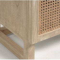 Table de Chevet bois massif de mindi 50x48 Texi VeryForma