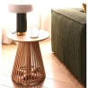 Natural teak wood side table Jet 50 cm VeryForma