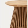 Table d'appoint en bois de teck naturel  Jet 50 cm VeryForma