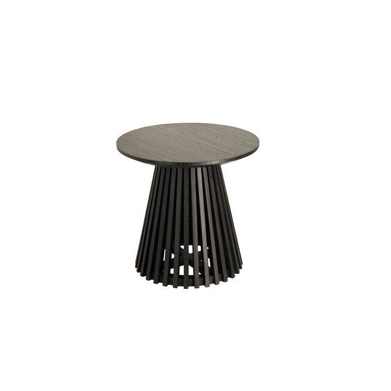 Table d'appoint en bois mindi noir Jet 50cm VeryForma