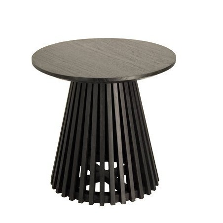Natural teak wood side table Jet 50cm VeryForma