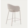 Set of 2 Aina VeryForma Beige and Metal High Stools