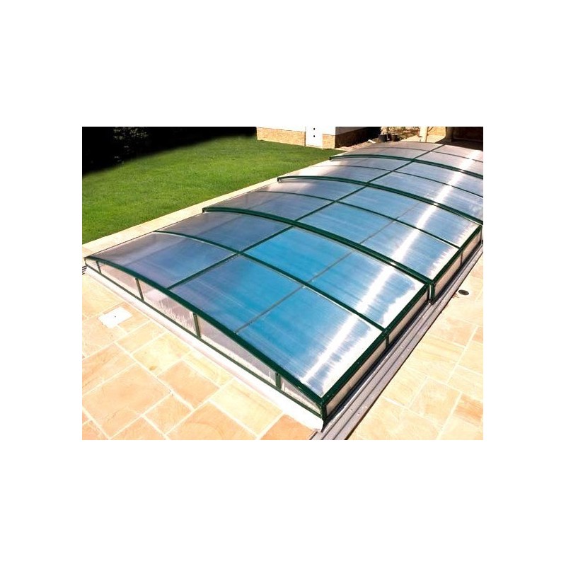 Abri de Piscine Bas télescopique Imperial 6.42X4.3 Abrilios