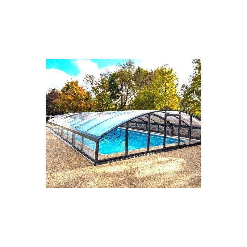 Abri de Piscine mi-haut télescopique Imperial 8.54X5.5 Abrilios