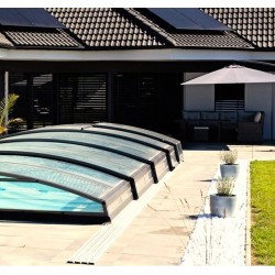 Abri de Piscine Bas télescopique Imperial 4.3X3.3 Abrilios