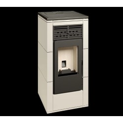 Poêle à Granulés Ferlux Nerea 8 kW blanc perlé