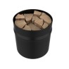 Log Rack Lutèce Black Nineteen Design