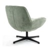 Fauteuil Ena tissu Vert Pivotant VeryForma