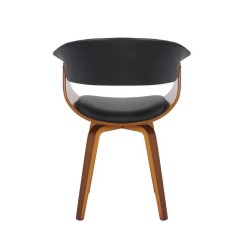 Conjunto de 2 Cadeiras de Jantar de Couro Falso Kis VeryForma