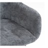 Conjunto de 2 cadeiras Ibis Worktop tecido chenille cinza VeryForma