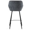 Conjunto de 2 cadeiras Ibis Worktop tecido chenille cinza VeryForma