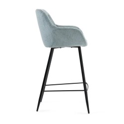 Lot de 2 Chaises Plan de Travail Ibis tissu chenille céladon VeryForma