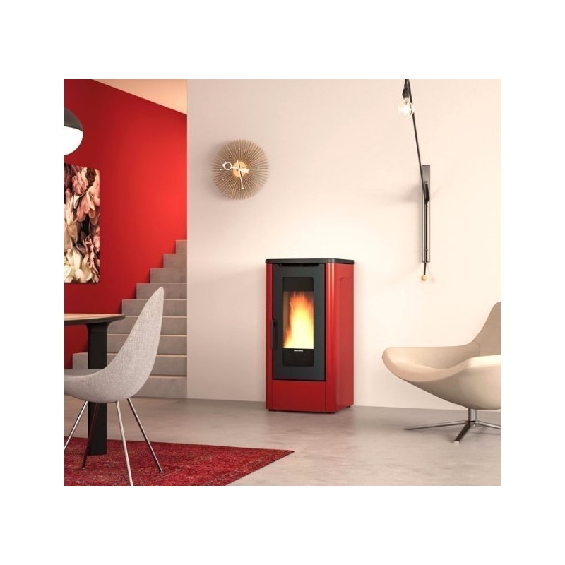 Dahiana Plus VFS 10 kW Ducted Pellet Stove La Nordica Extraflame Ivory