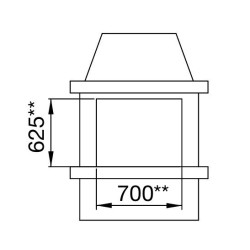 Insert à granulés canalisé Comfort P70 Air Plus La Nordica Extraflame 10kW
